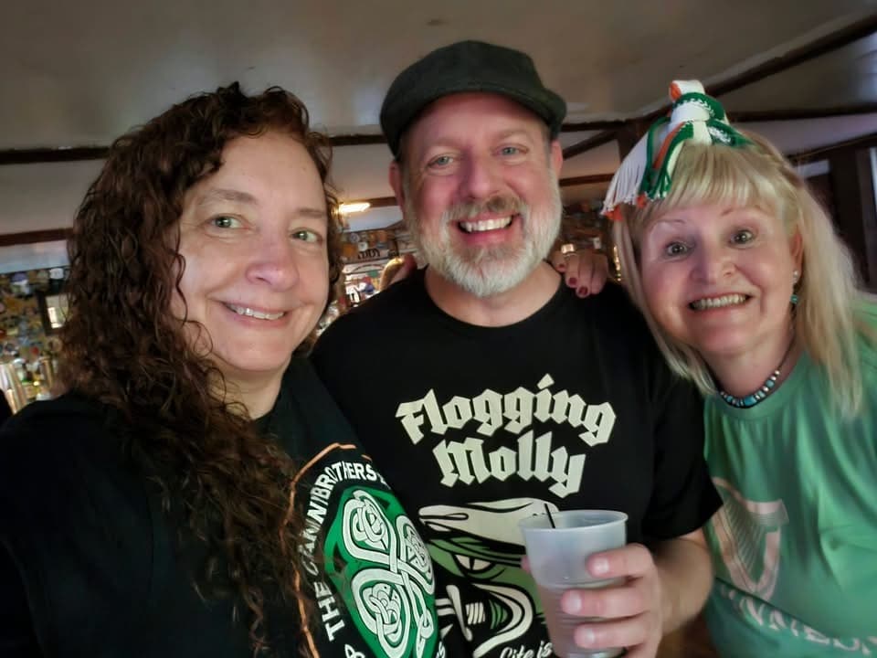 Guests in Flogging Molly and Irish shirts at Guinness Fest 2026 in Gavin's Pub