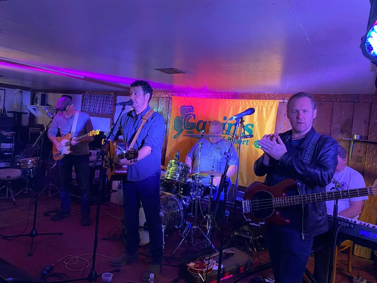 Devri performing a fall weekend show in Gavin's Pub